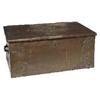 Image 1 : Arts & Crafts trunk, wood with applied copper 