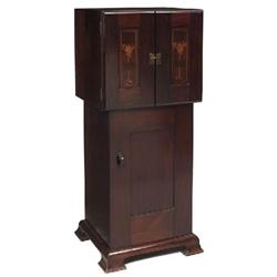 Gustav Stickley music cabinet, in mahogany