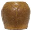 Image 1 : Van Briggle vase, carved Ginkgo leaf design 