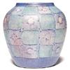 Image 1 : Newcomb vase, carved and painted patchwork 
