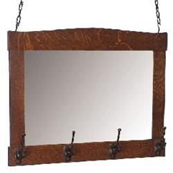 Gustav Stickley hall mirror, #66