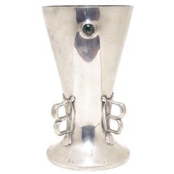Liberty & Co. vase, flaring form in pewter 