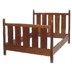 Gustav Stickley bed, #923