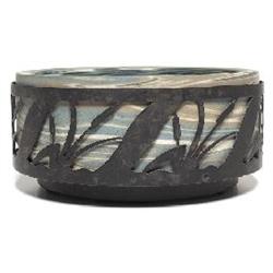 Niloak Missionware bowl, footed form