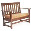 Image 1 : Limbert settee, eight vertical slats 