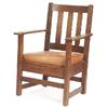 Image 1 : Limbert armchair, three vertical slats 
