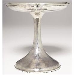 Novick compotes, pair hammered sterling