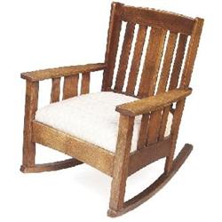 Stickley Brothers rocker, #407