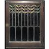 Image 1 : Prairie School window, Chevron pattern