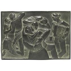Rudolf Schmidt plaque, bronze