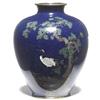 Image 1 : Cloisonné vase, bulbous 