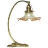Image 1 : Art Nouveau lamp, brass base 