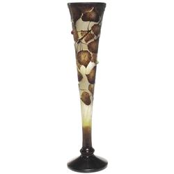  Daum vase, flaring footed form 