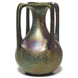 Hellosine Ware vase, four handled form 