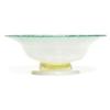 Image 1 : L.C. Tiffany bowl, footed form in green 