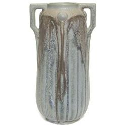 Denbac vase, two handled form organic designs 