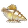 Image 1 : Loetz vase, shell form in iridescent gold 