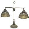 Image 1 : Good Tiffany Studios lamp, bronze base