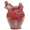 Image 1 :  Zsolnay vase, petite shape sculpted figures