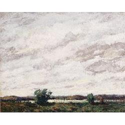 Charles W. Dahlgreen Autumn Clouds,oil