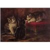 Image 1 : August Laux  Kittens, c. 1900; oil/canvas