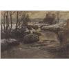 Image 1 : Ferdinand Zix  Winter Stream, oil