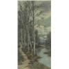 Image 1 : George Howell Gay The Quiet Stream,  watercolor
