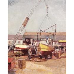 Ollie ColeShip Builders, oil