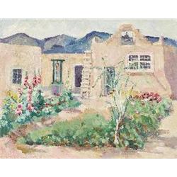 Laura Hoernig Residence in Taos, oil