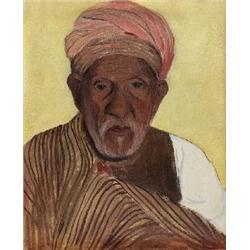 Eda Sterchi , Arab Man,; oil