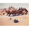 Image 1 : Leonard Reedy, Stagecoach,  watercolor
