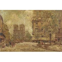Dennis Ainsley  Paris, oil