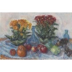 Edna Wolff (Henner) Maschgan, Still lIfe,oil