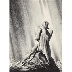 Rockwell Kent, Hero, c. 1930; etching,