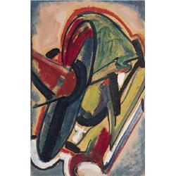 Lloyd Lhozes Goff , Abstract, mixed media