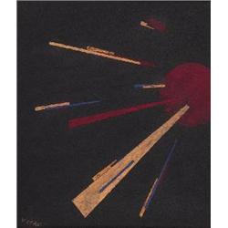 Anna Kogan,Composition,  gouache