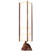 Image 1 : George Nakashima floor lamp, walnut base