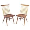 Image 1 :  George Nakashima side chairs, pair, by Widdicomb
