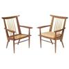 Image 1 : George Nakashima armchairs, pair, by Widdicomb