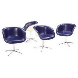 Charles and Ray Eames La Fonda chairs, four