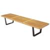 Image 1 : George Nelson slat bench, by Herman Miller