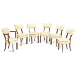  Gilbert Rohde dining chairs, set of six