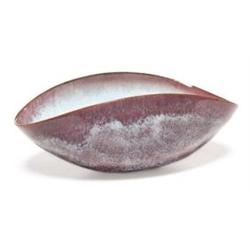 Natzler vase, oval form