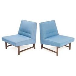  Edward Wormley Slipper chairs, pair