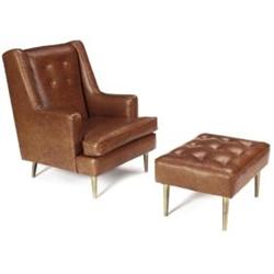Edward Wormley  easy chair and ottoman