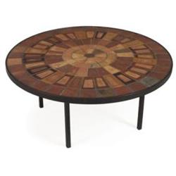 Roger Capron table, glazed ceramic