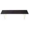 Image 1 :  Hugh Acton bench, black lacquered 