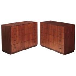 Harvey Probber cabinets, pair