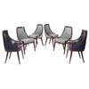 Image 1 : Harvey Probber dining chairs, set of six