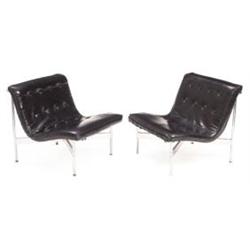  Katavolos, Littell & Kelley New York lounge chairs, pair